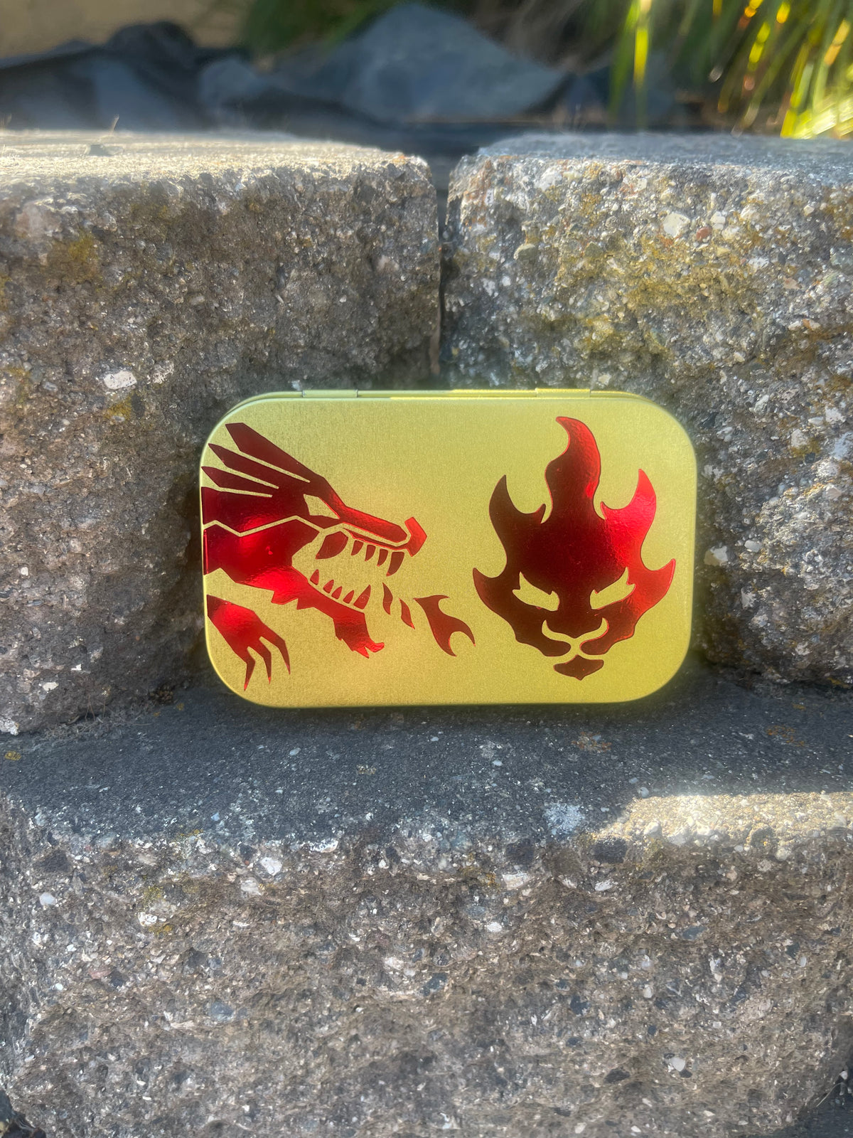 Fire Red Dragon Mini Fig Tin!