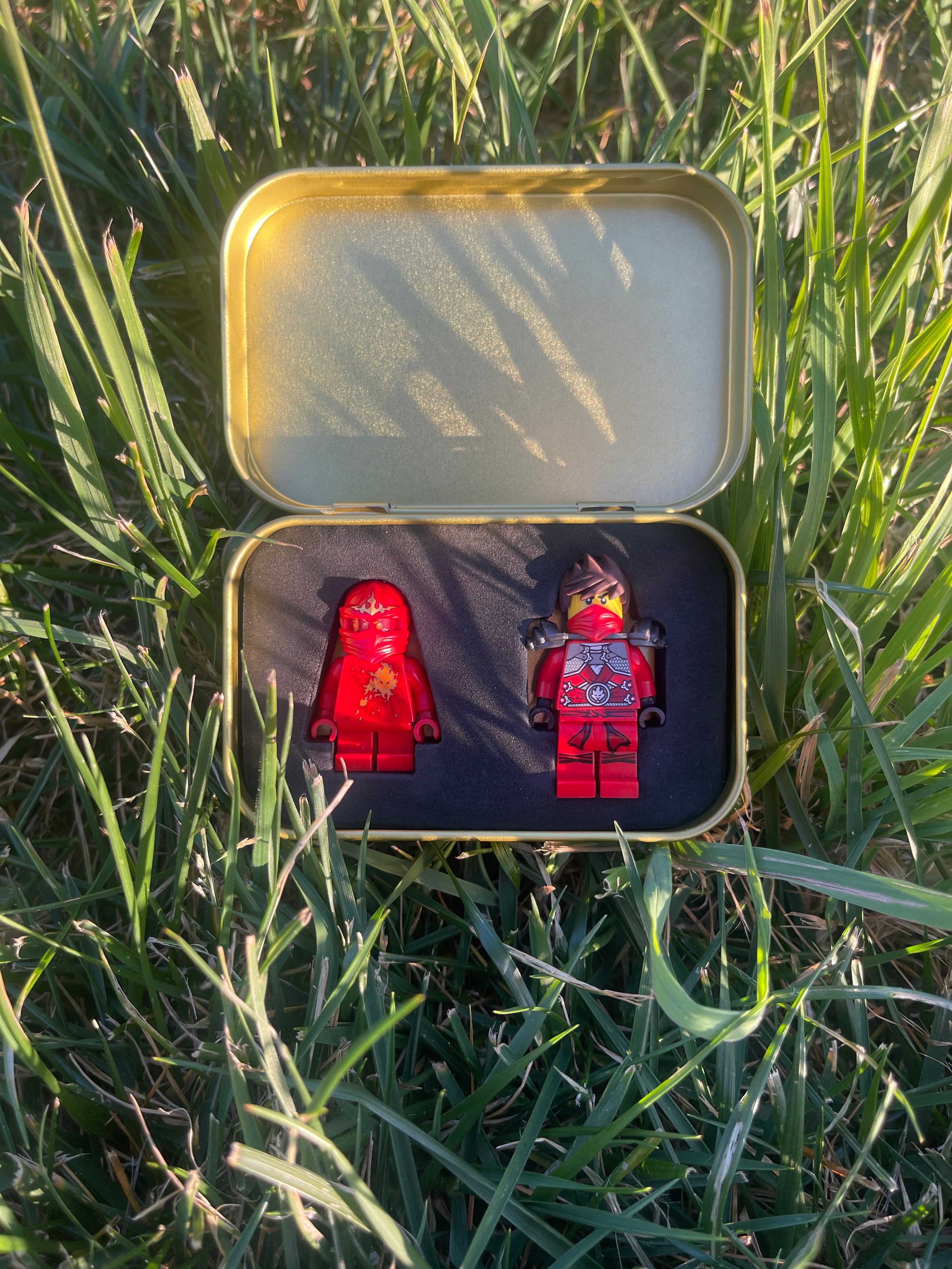 Fire Red Dragon Mini Fig Tin!